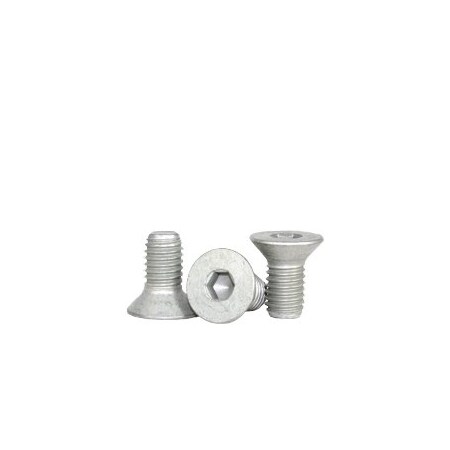 Newport Fasteners 1/2"-13 Socket Head Cap Screw, Flat Head, Zinc Plated Alloy Steel, 1-1/4 in Length, 100 PK 170066-100